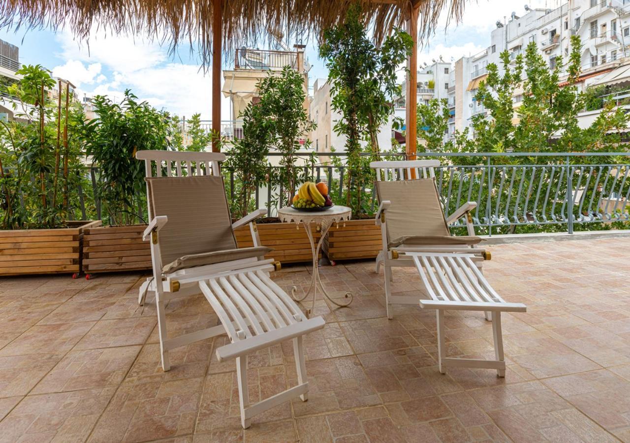 Skyhi Athens Penthouse ! Lägenhet Exteriör bild