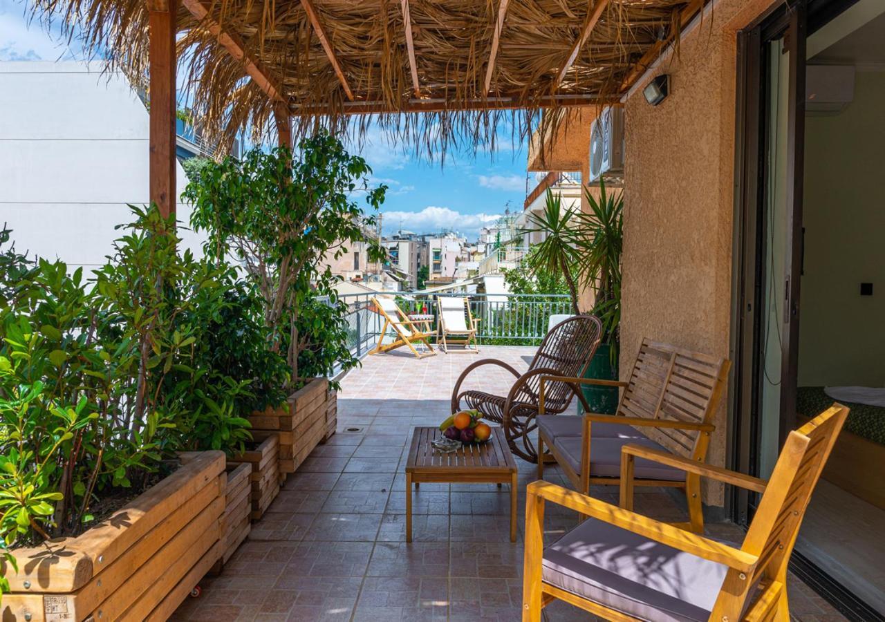 Skyhi Athens Penthouse ! Lägenhet Exteriör bild
